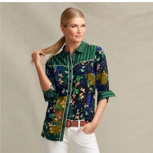 Cabi 5520 Bronco Blouse Small EUC